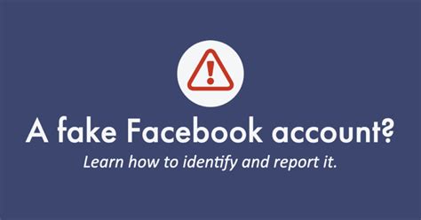 why are there fake facebook accounts